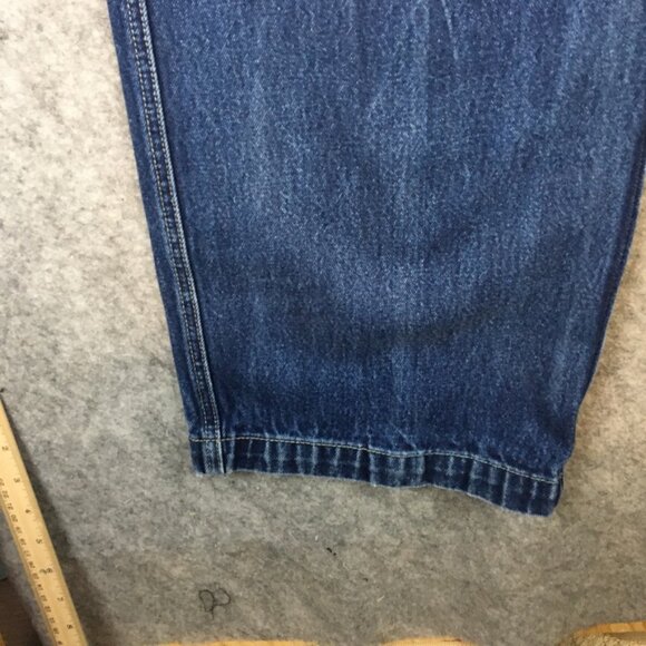 Vintage Rocawear Jeans 42x34 90s Baggy Urban Carpenter Medium Wash Hip Hop Blue - Picture 2 of 16